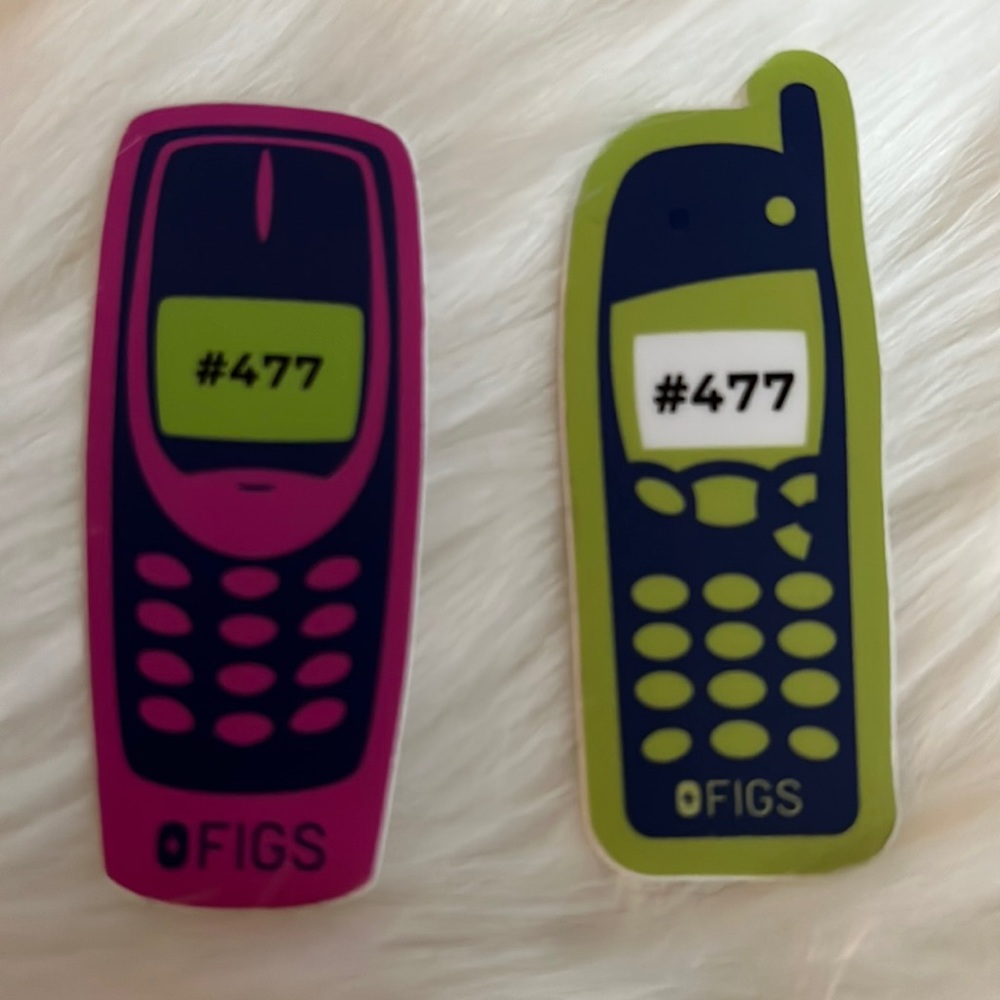 Figs sticker " Vintage/ retro cellphone"